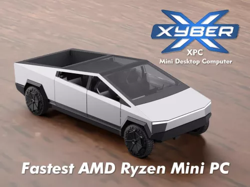 Cybertruck-themed mini PC crowdfunding launches, featuring AMD's Ryzen 7 8845HS