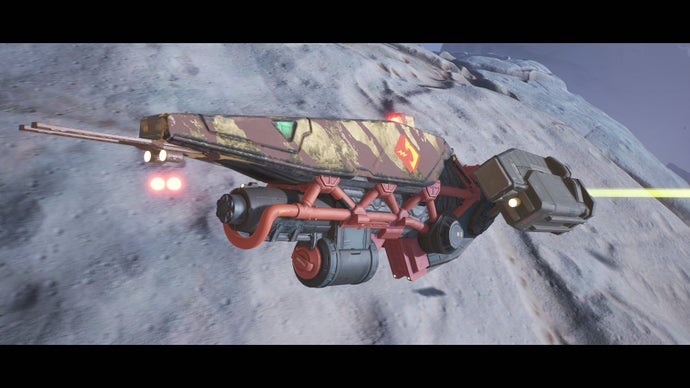 homeworld 3 screenshot, showing an enemy fighter ship