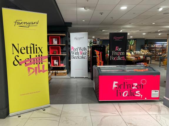 Farmyard Frozen are taking part in a 'shop floor takeover' of the Jarrolds food hall