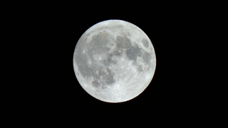 A photo of the moon taken with Beaverlab's Finder TW2