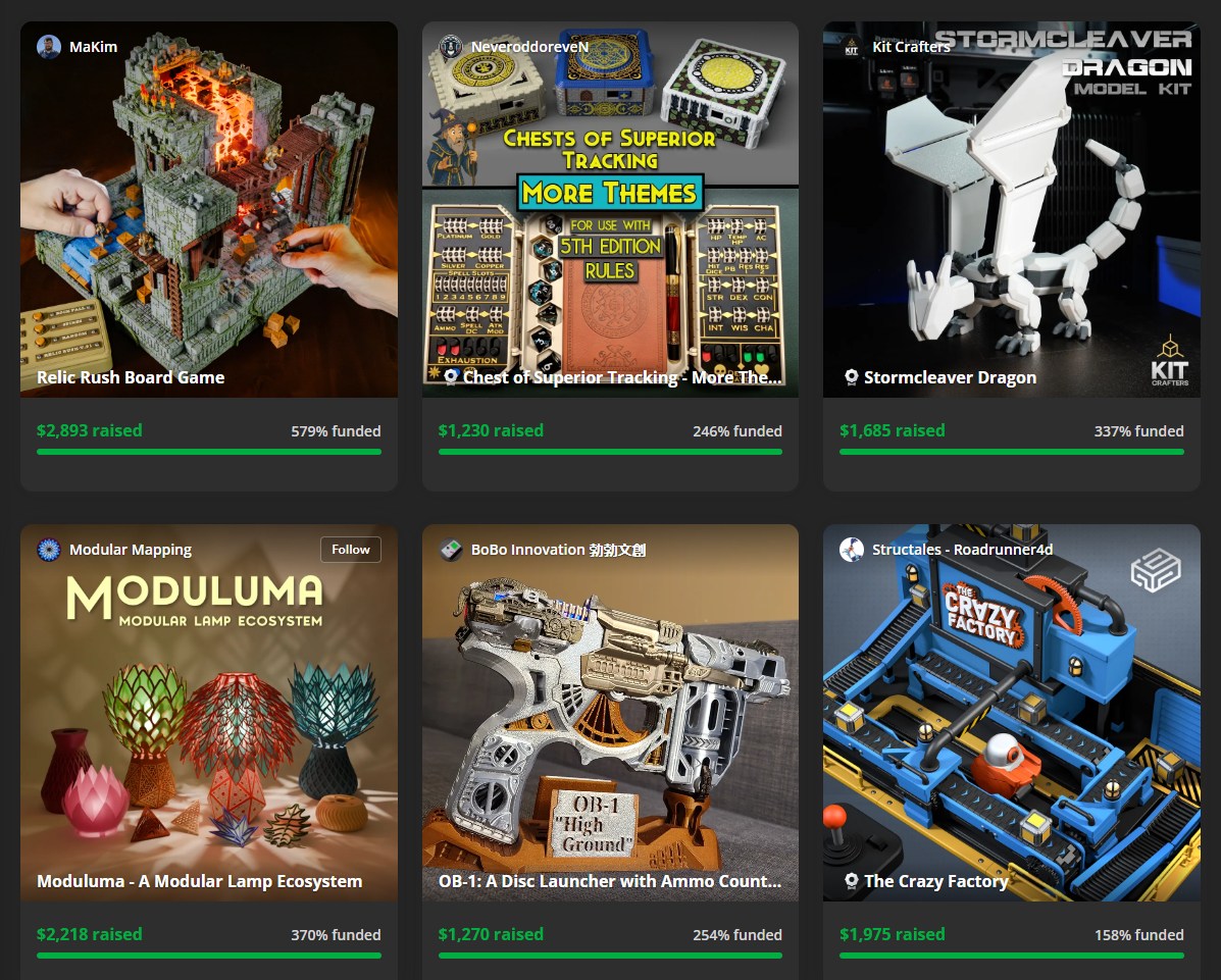 Bambu now lets you crowdfund 3D printed products, including a trap …